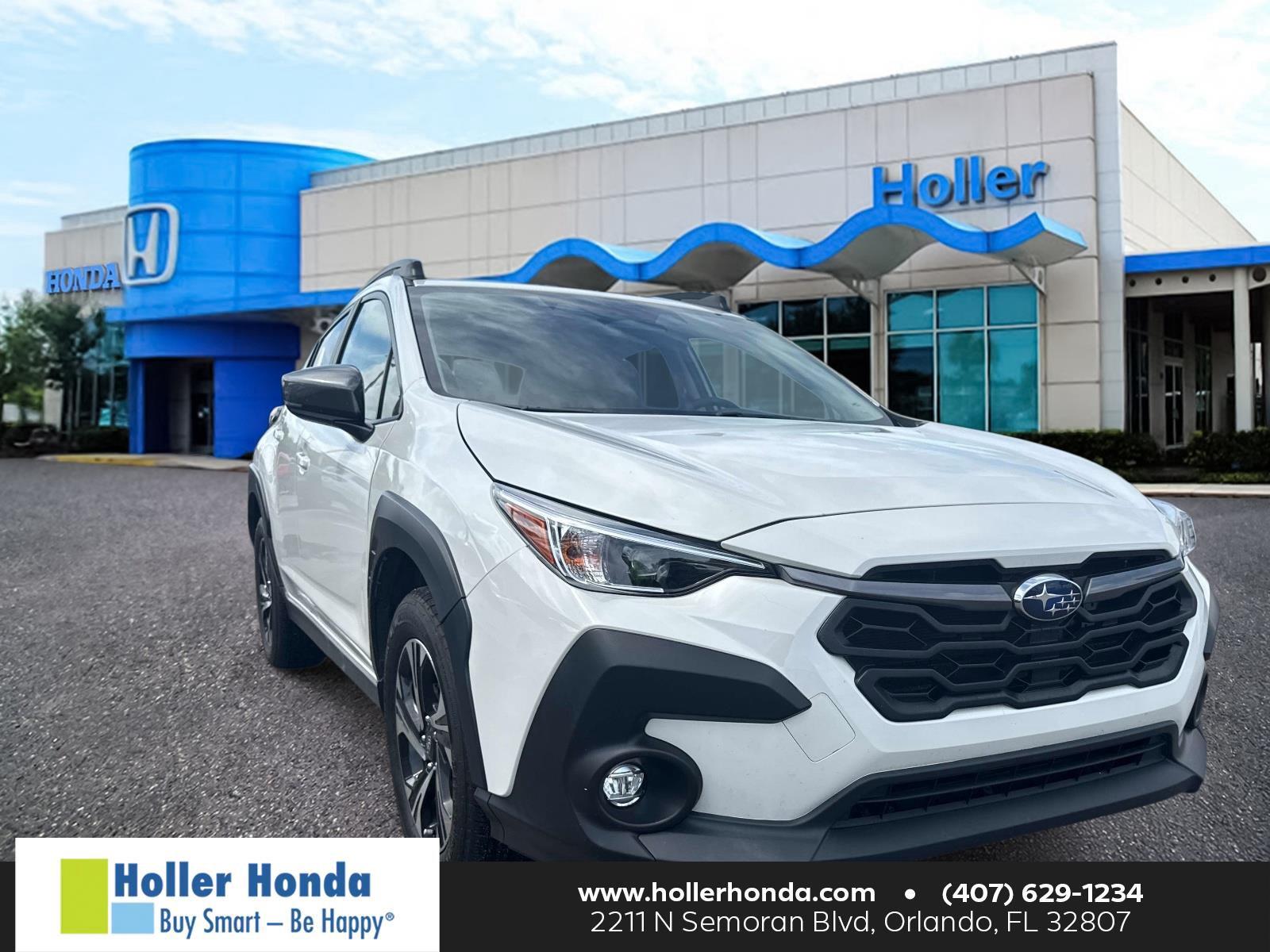 Crystal White Pearl 2024 Subaru Crosstrek SUV / Crossover All-Wheel Drive Continuously Variable Transmission