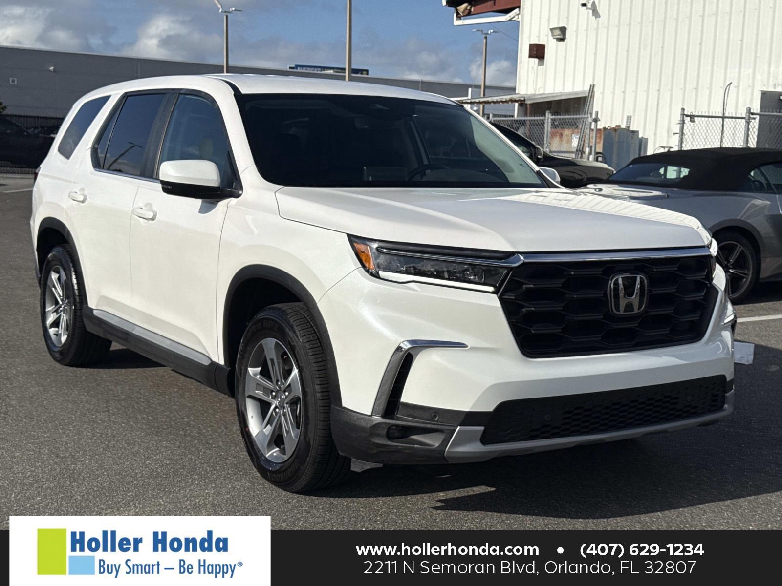 Platinum White Pearl 2025 Honda Pilot SUV / Crossover Front-Wheel Drive Automatic