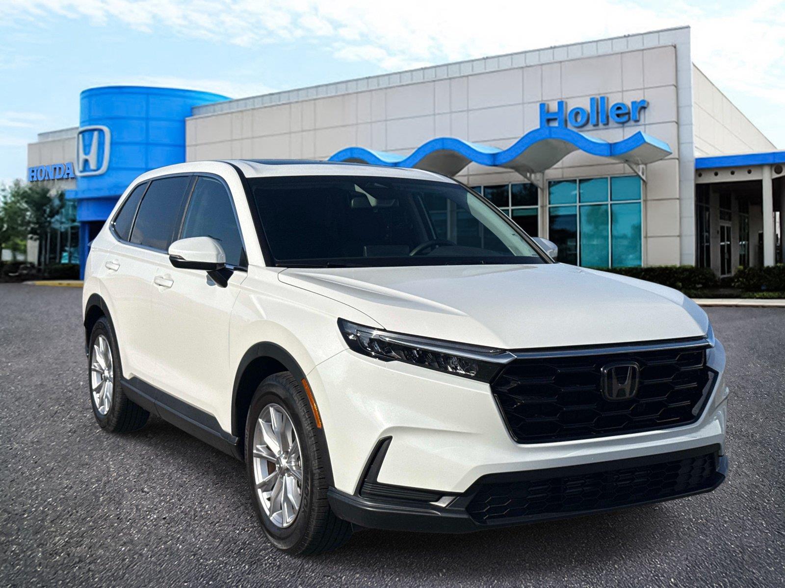 Platinum White Pearl 2024 Honda CR-V SUV / Crossover Front-Wheel Drive Continuously Variable Transmission