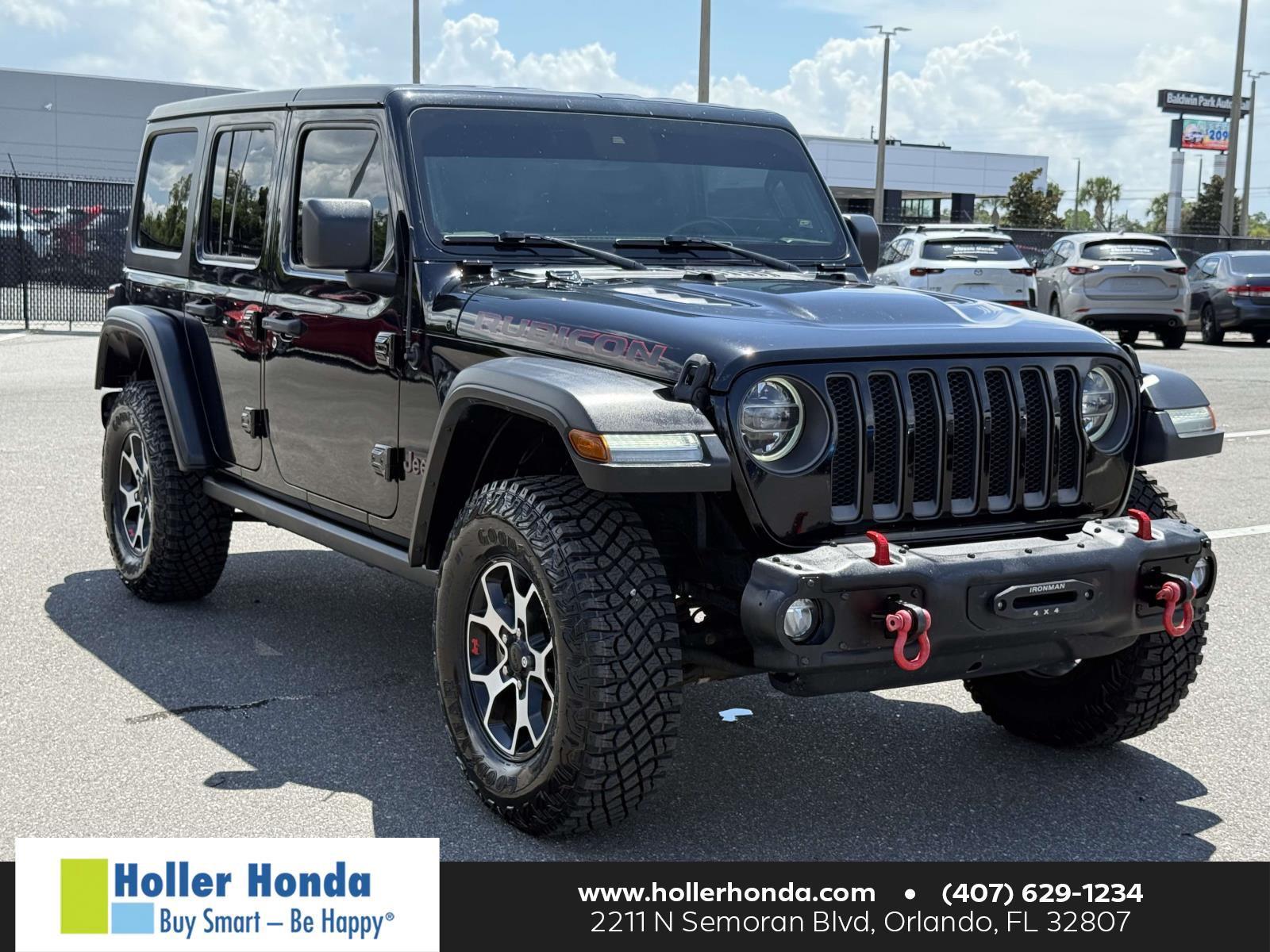 Black Clearcoat 2021 Jeep Wrangler SUV / Crossover Four-Wheel Drive 8-Speed Automatic