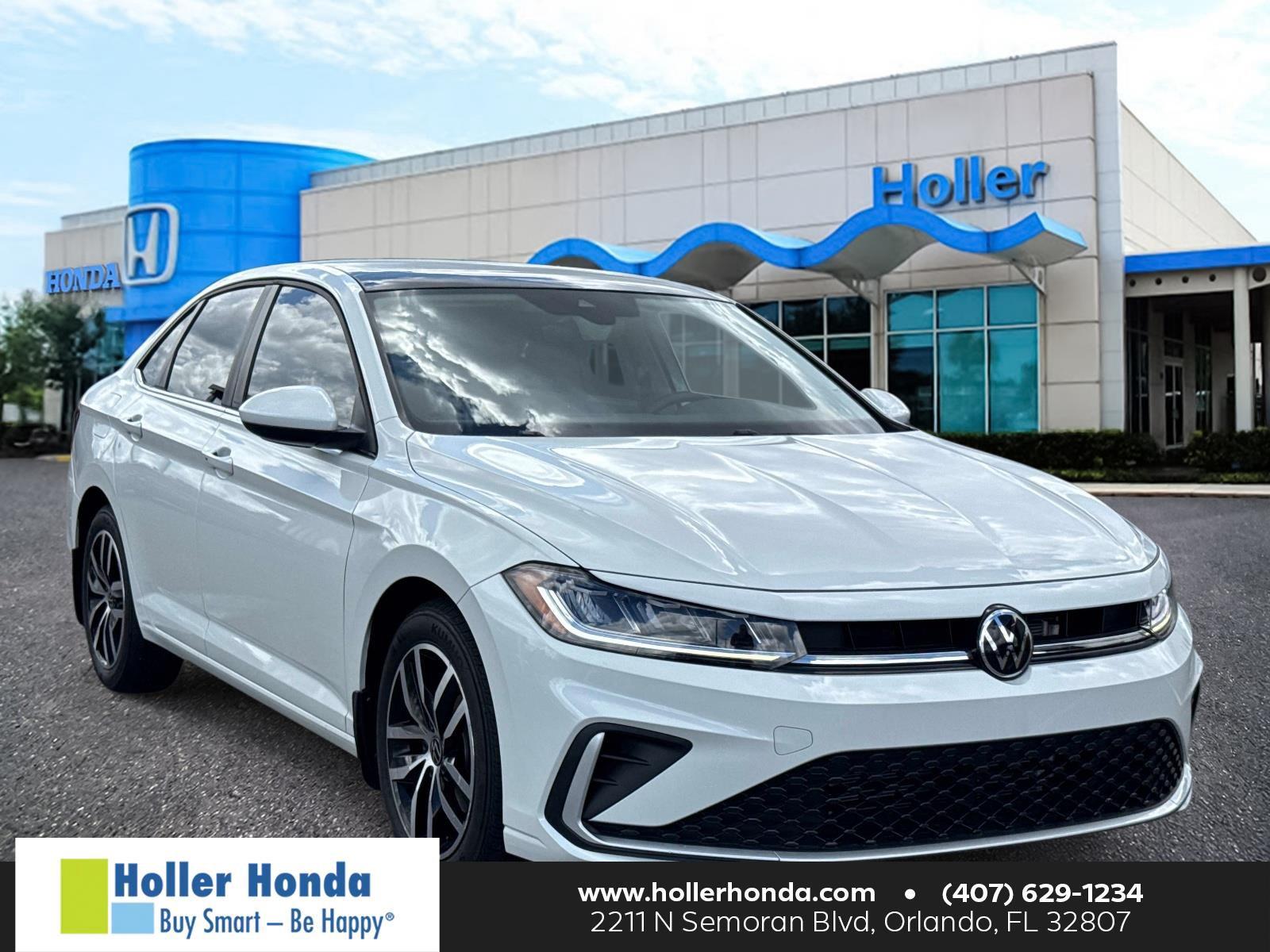 Opal White Pearl 2025 Volkswagen Jetta Sedan Front-Wheel Drive Automatic