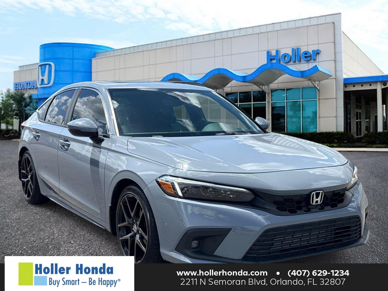 Sonic Gray Pearl 2024 Honda Civic Hatchback Hatchback Front-Wheel Drive 7-Speed CVT