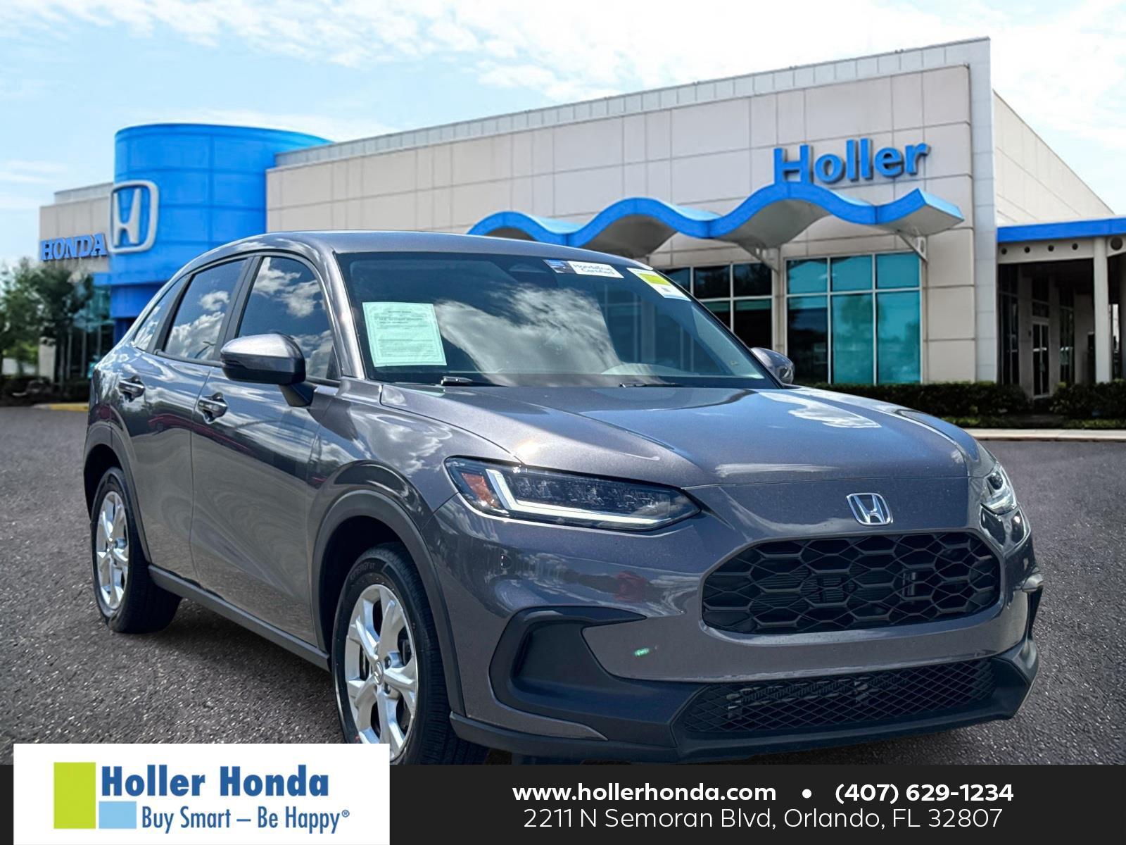 Gray (Modern Steel Metallic) 2025 Honda HR-V SUV / Crossover Front-Wheel Drive Continuously Variable Transmission
