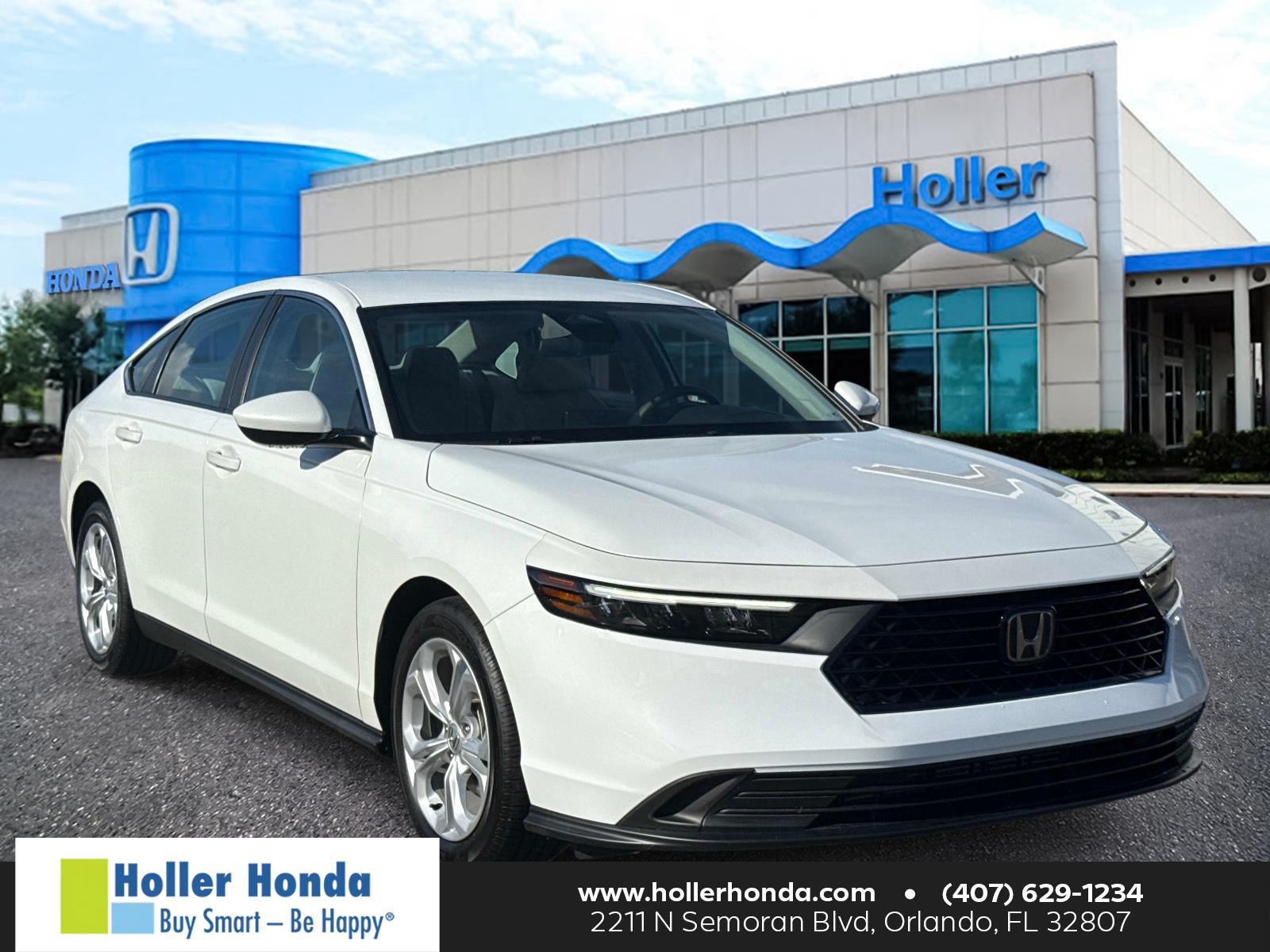 Platinum White Pearl 2024 Honda Accord Sedan Front-Wheel Drive Continuously Variable Transmission