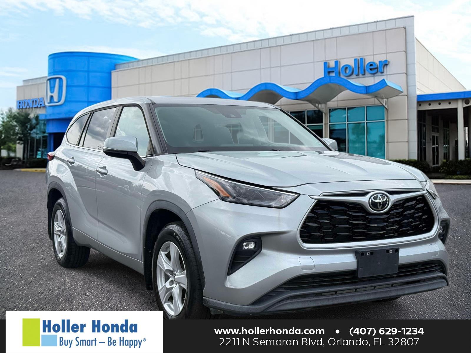 Celestial Silver Metallic 2023 Toyota Highlander SUV / Crossover All-Wheel Drive Automatic