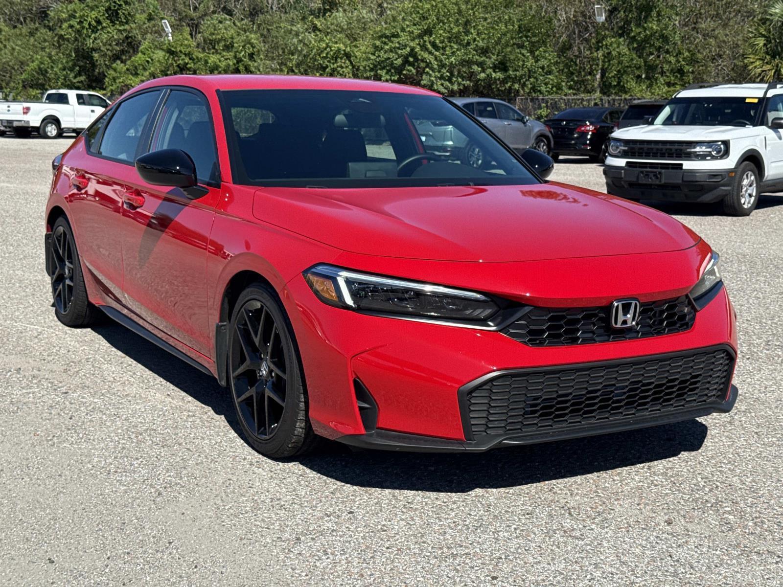 Rallye Red 2026 Honda Civic Hatchback Hatchback Front-Wheel Drive Continuously Variable Transmission