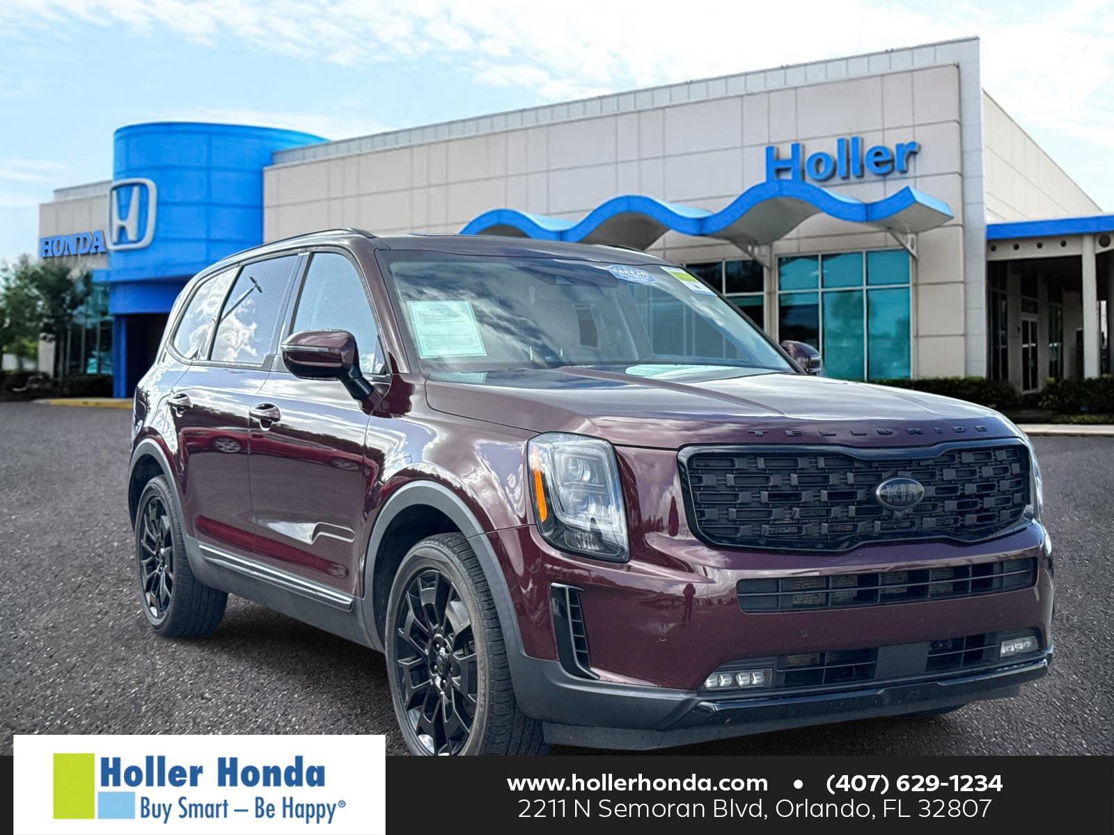 Red (Sangria) 2021 Kia Telluride SUV / Crossover All-Wheel Drive Automatic