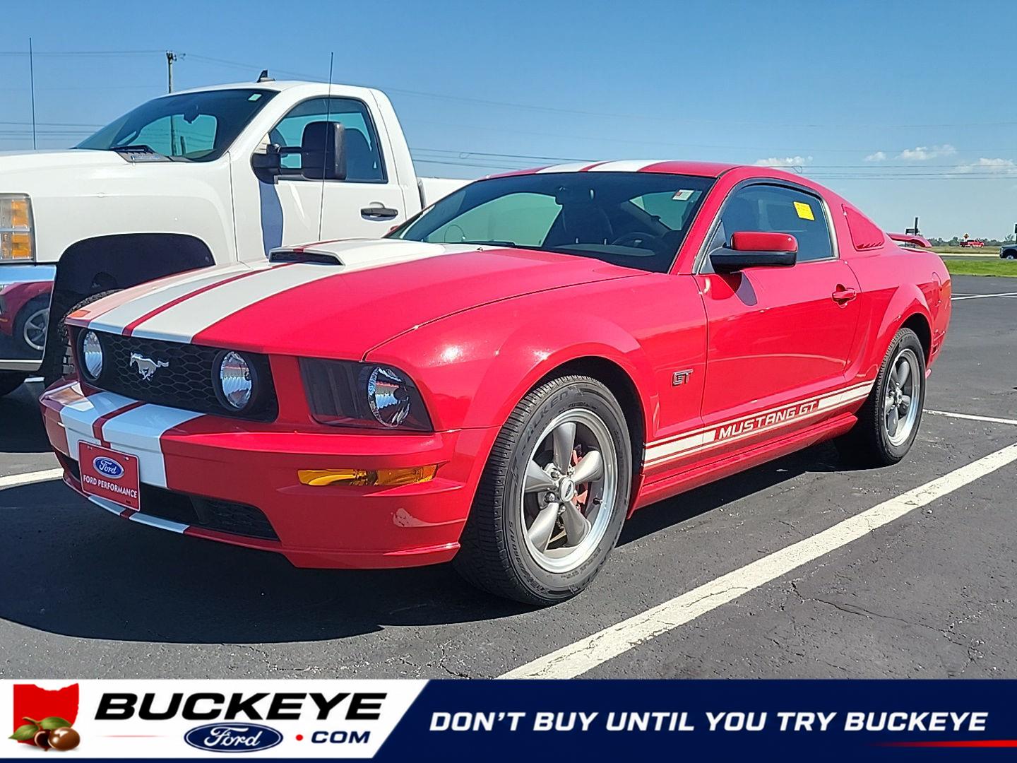 RACE RED 2006 Ford Mustang GT Premium RWD Coupe Rear-Wheel Drive 5-Speed Manual