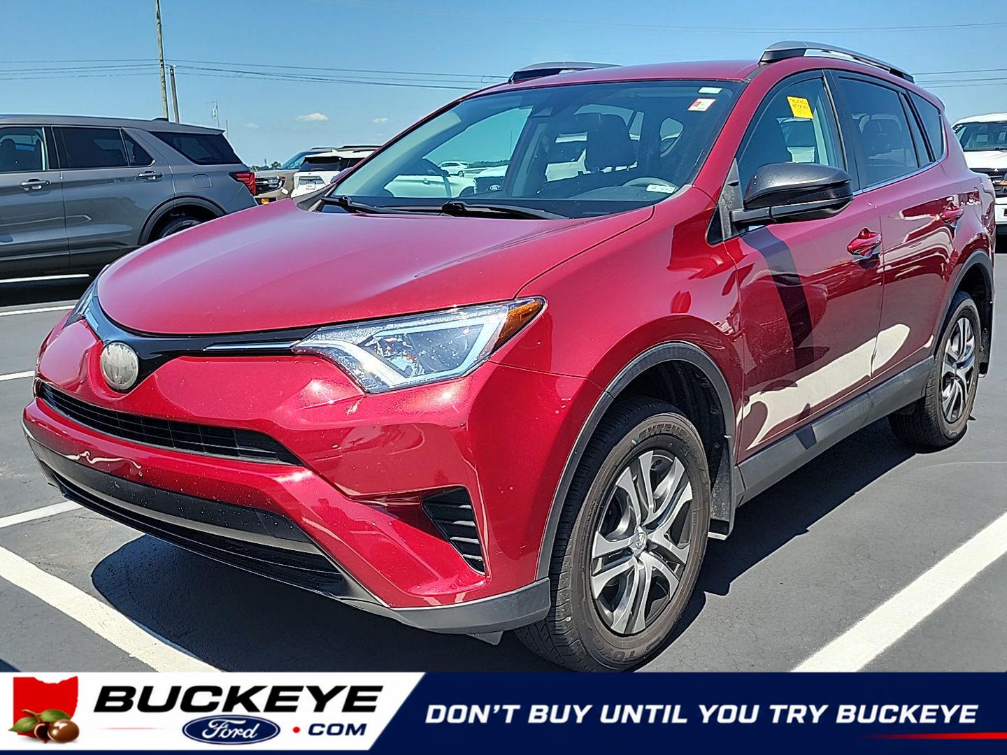 Red (Ruby Flare Pearl) 2018 Toyota RAV4 SUV / Crossover All-Wheel Drive 6-Speed Automatic