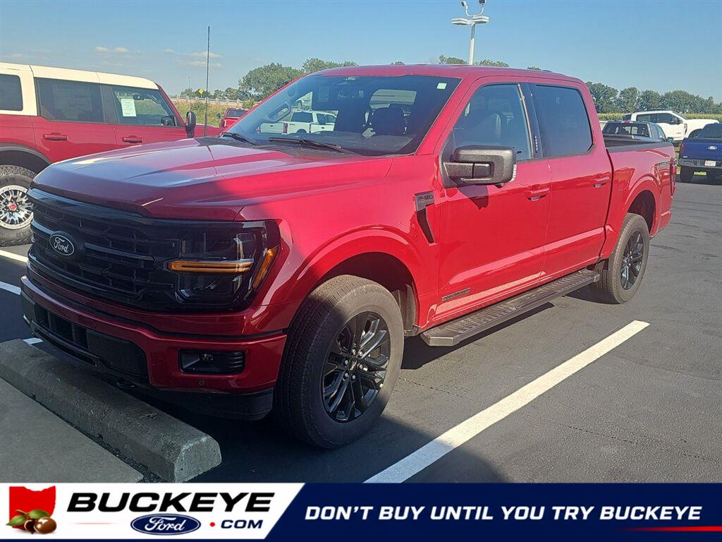 Rapid Red Metallic Tinted Clearcoat 2024 Ford F-150 Pickup Truck Four-Wheel Drive Automatic