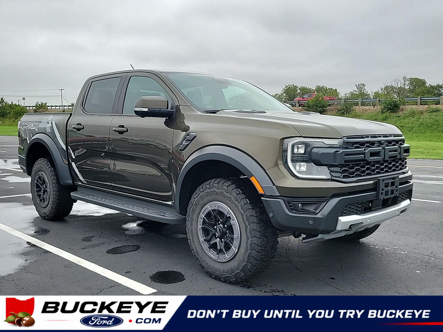 Shelter Green 2024 Ford Ranger Pickup Truck Four-Wheel Drive Automatic