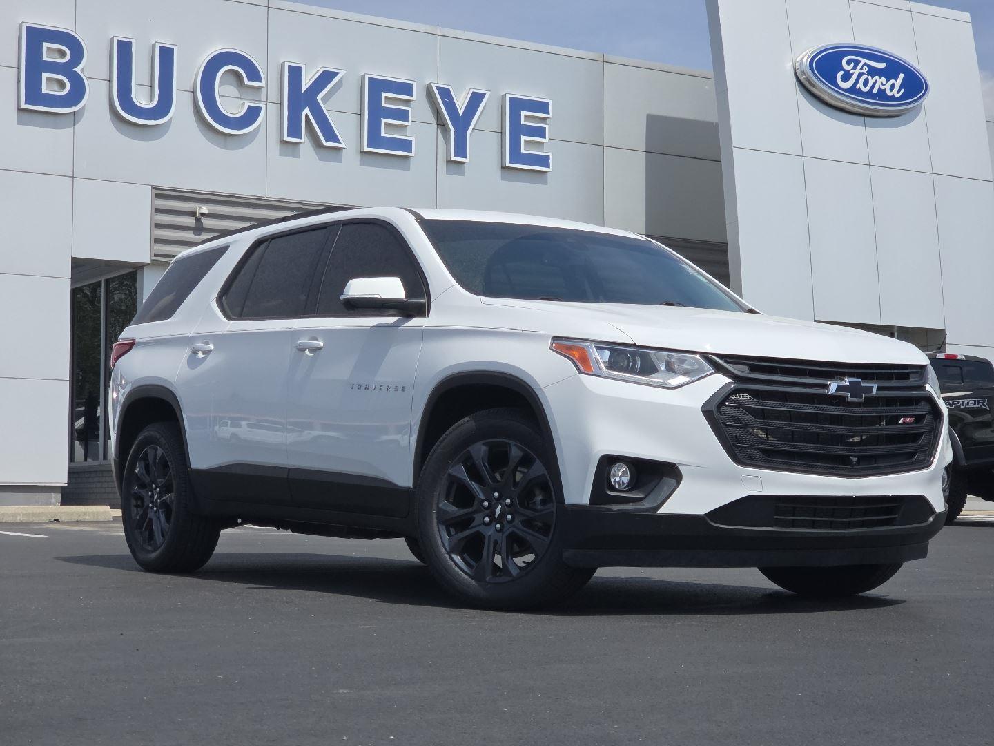 Summit White 2021 Chevrolet Traverse RS FWD SUV / Crossover Front-Wheel Drive 9-Speed Automatic