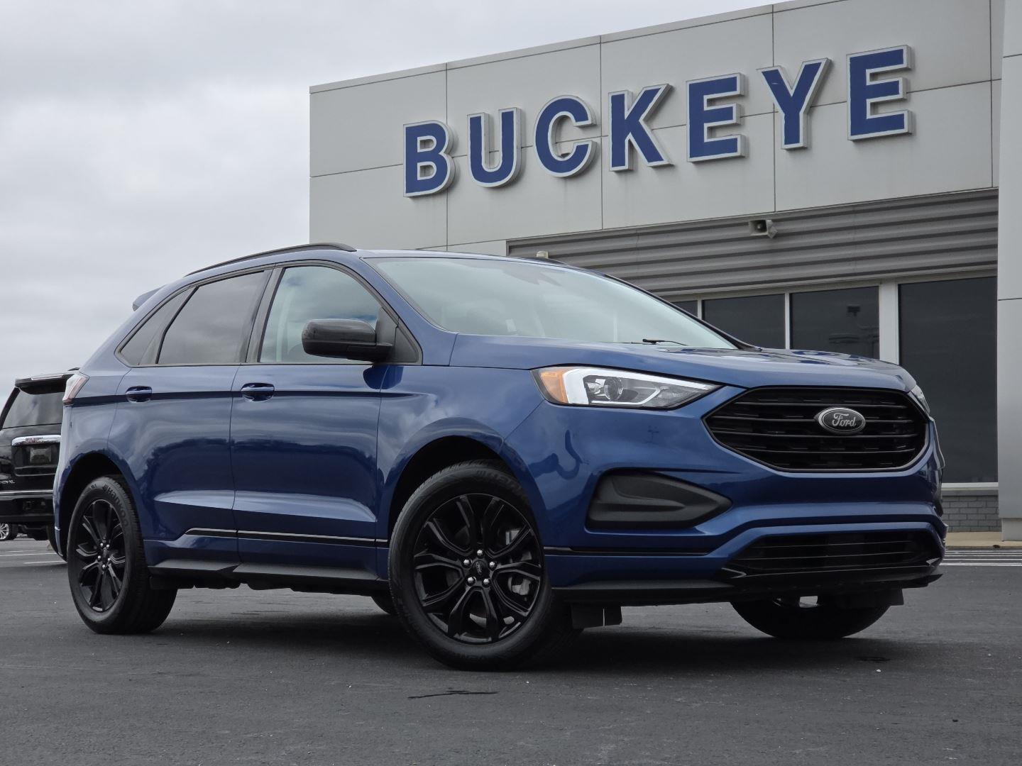 Atlas Blue 2023 Ford Edge SE AWD SUV / Crossover All-Wheel Drive 8-Speed Automatic