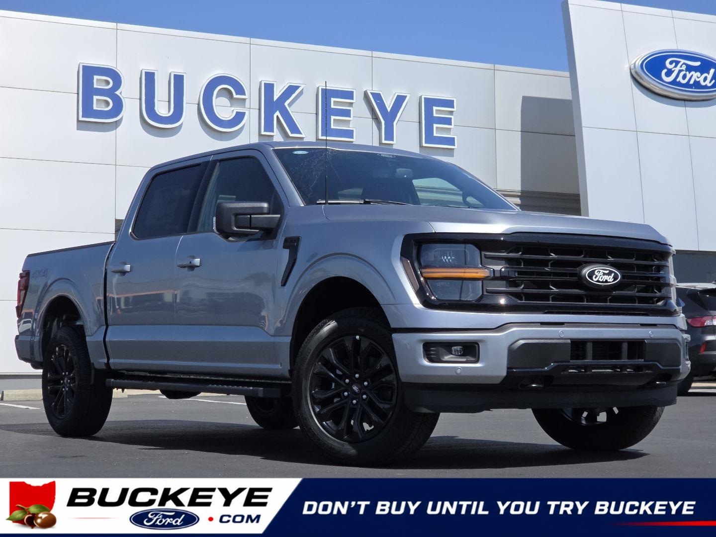 Iconic Silver 2026 Ford F-150 Pickup Truck Four-Wheel Drive Automatic