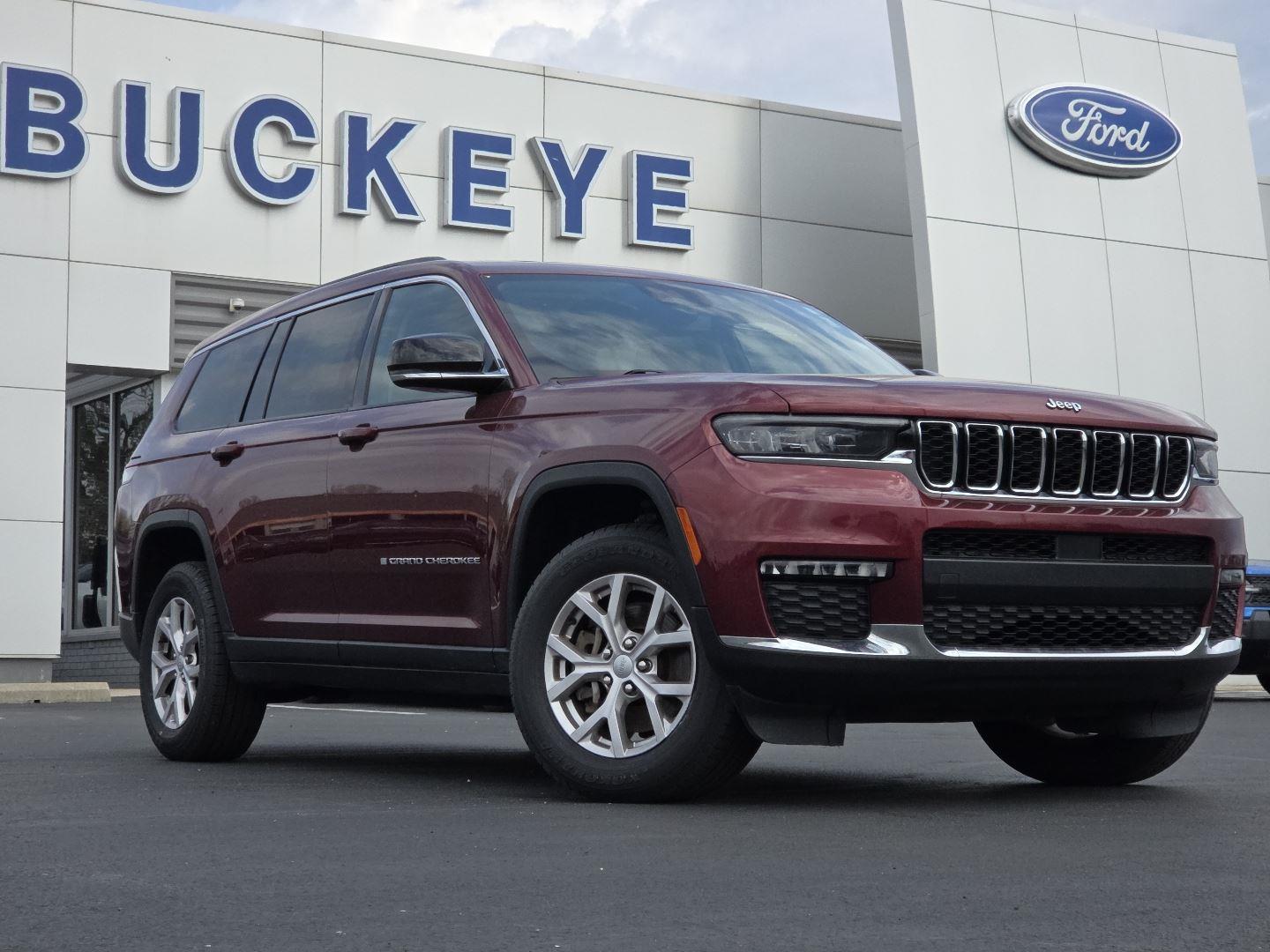 Velvet Red Pearlcoat 2021 Jeep Grand Cherokee L Limited 4WD SUV / Crossover Four-Wheel Drive 8-Speed Automatic