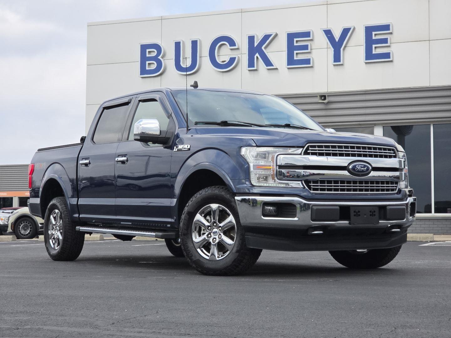 Blue Jeans 2019 Ford F-150 Lariat SuperCrew 4WD Pickup Truck Four-Wheel Drive Automatic