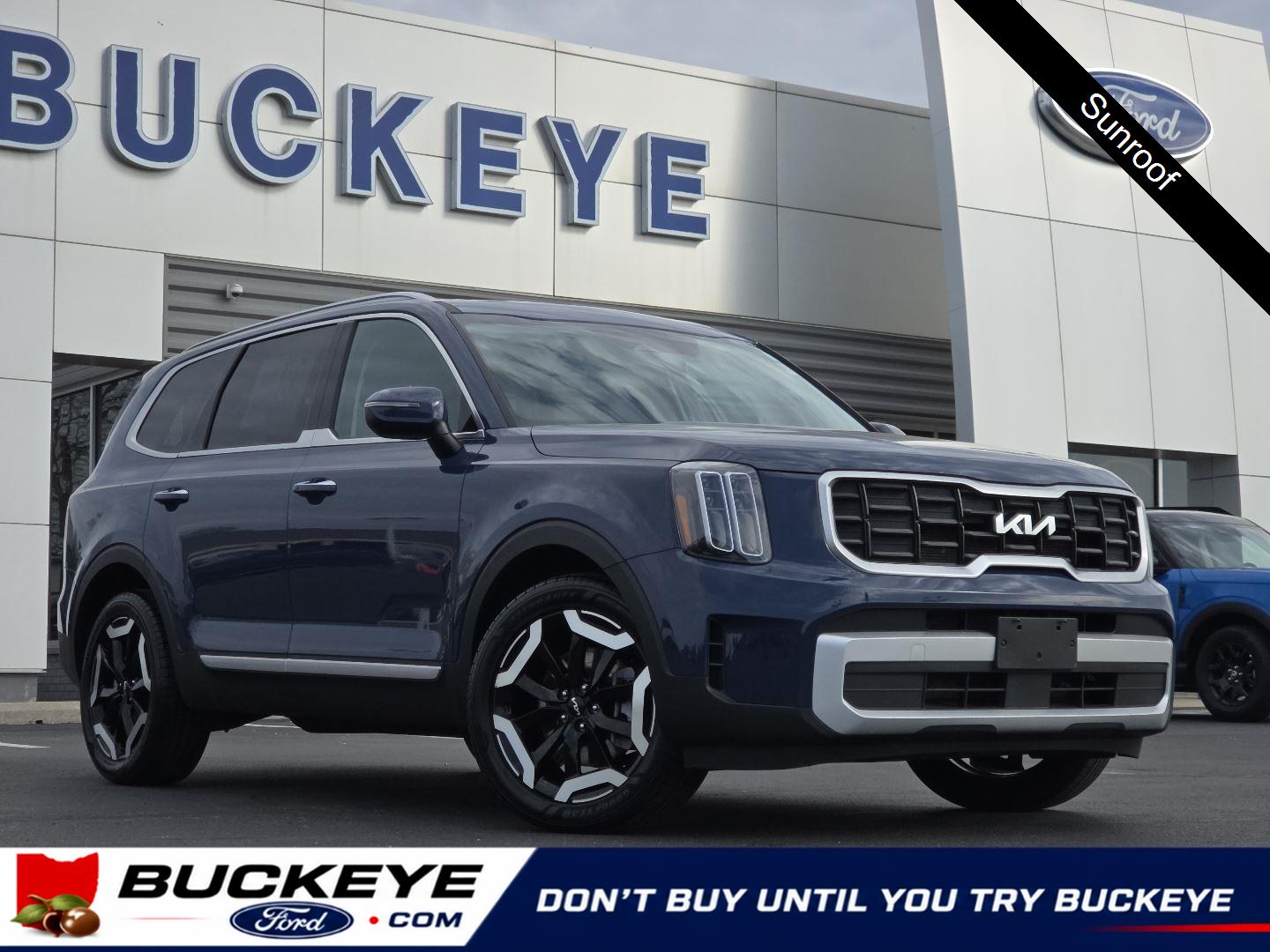 Midnight Lake Blue 2025 Kia Telluride SUV / Crossover Front-Wheel Drive 8-Speed Automatic