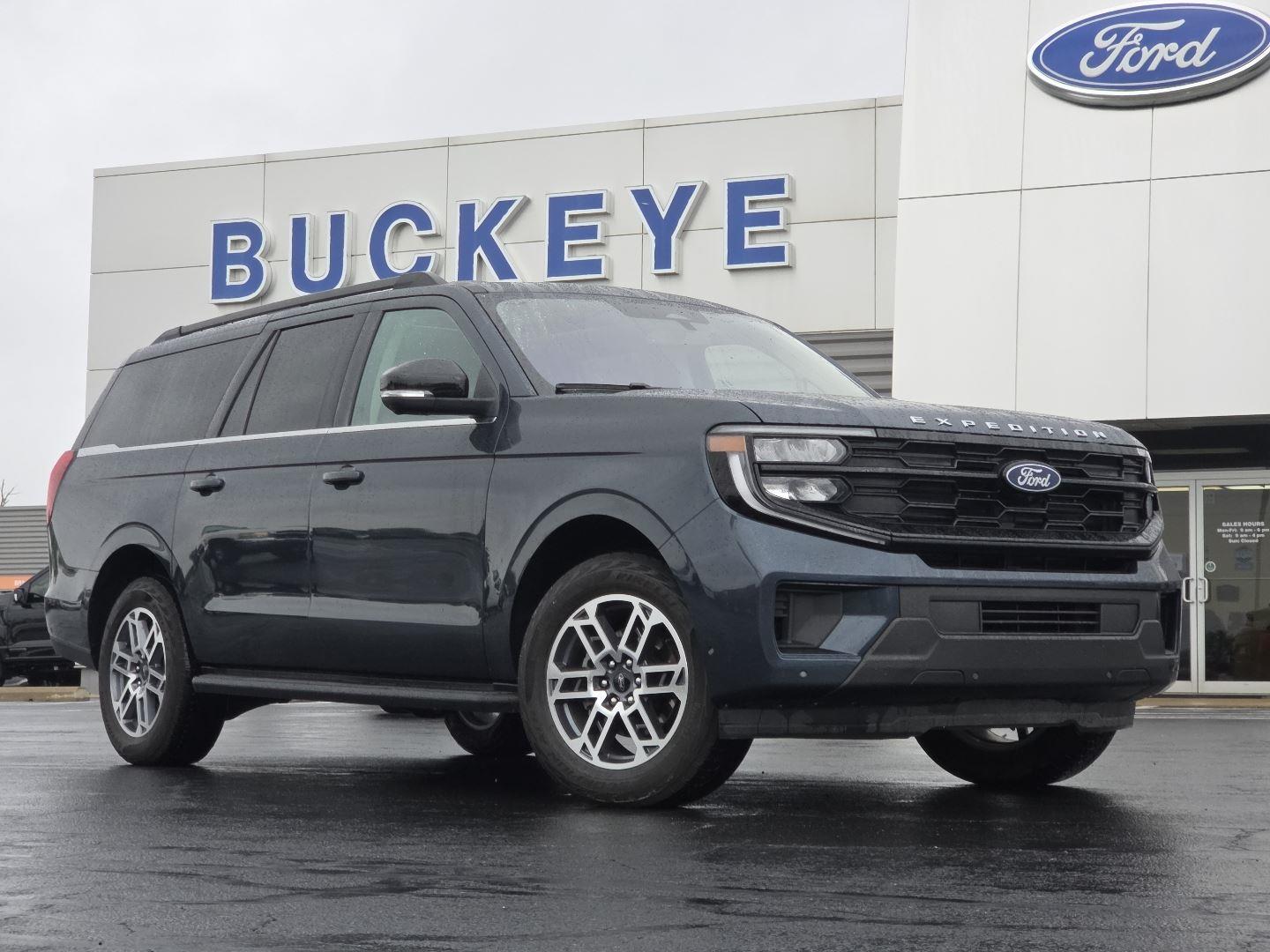 Agate Black 2025 Ford Expedition MAX Active 4WD SUV / Crossover Four-Wheel Drive Automatic