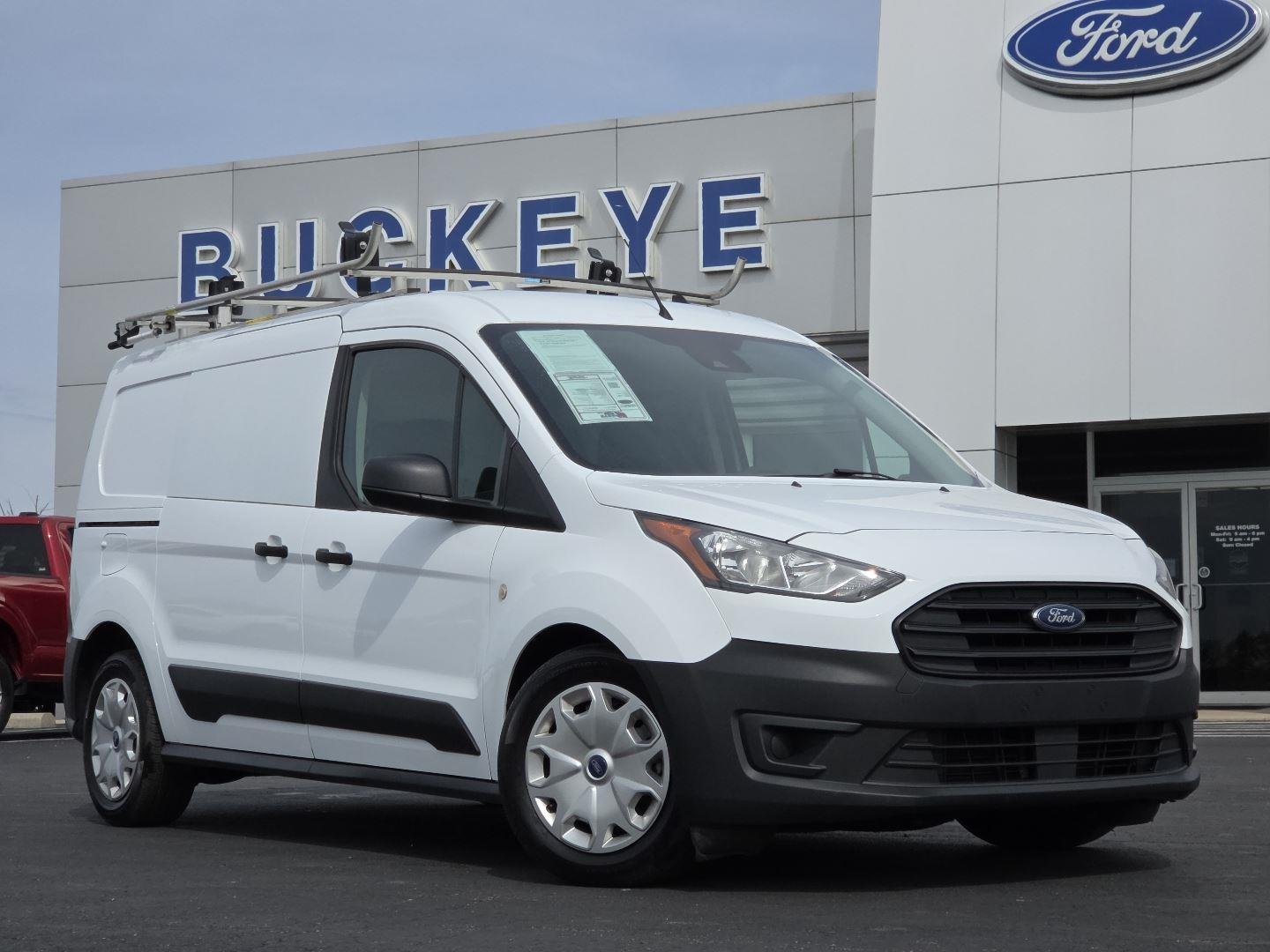 Frozen White 2020 Ford Transit Connect Cargo XL LWB FWD with Rear Cargo Doors Van Front-Wheel Drive 8-Speed Automatic