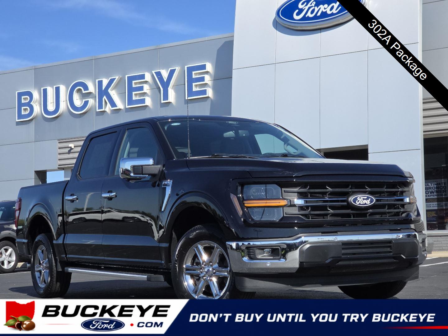 Agate Black 2024 Ford F-150 Pickup Truck 4X2 Automatic