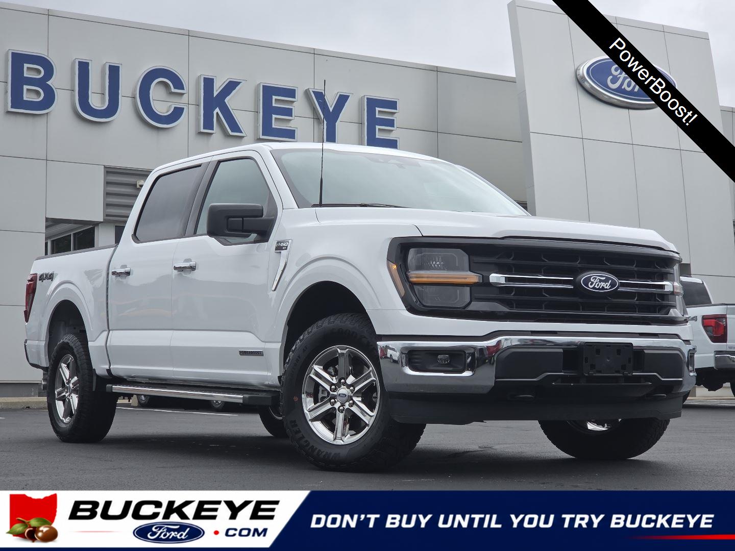 Oxford White 2025 Ford F-150 Pickup Truck Four-Wheel Drive Automatic