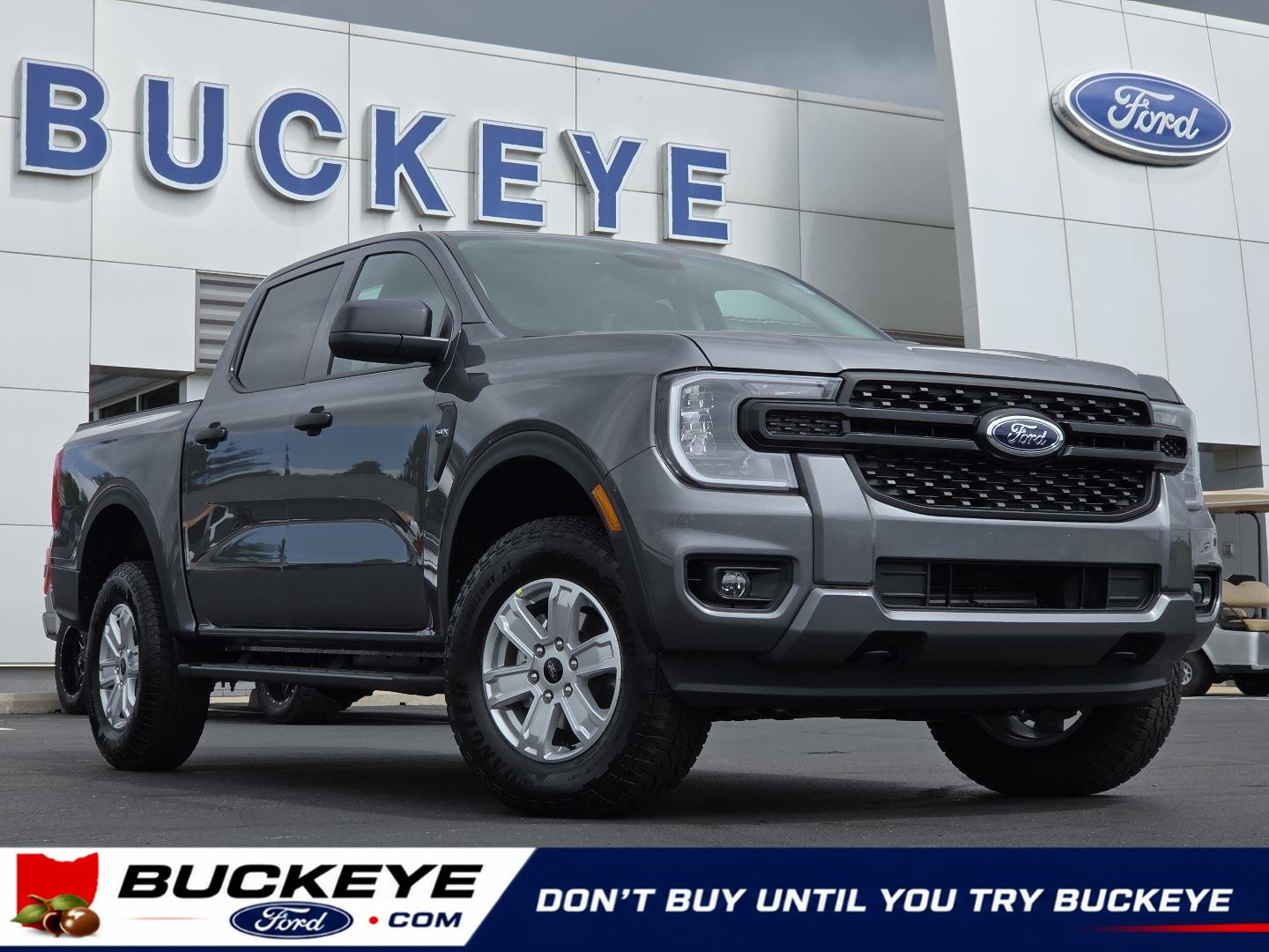 Carbonized Gray Metallic 2026 Ford Ranger XL SuperCrew 4WD Pickup Truck Four-Wheel Drive Automatic