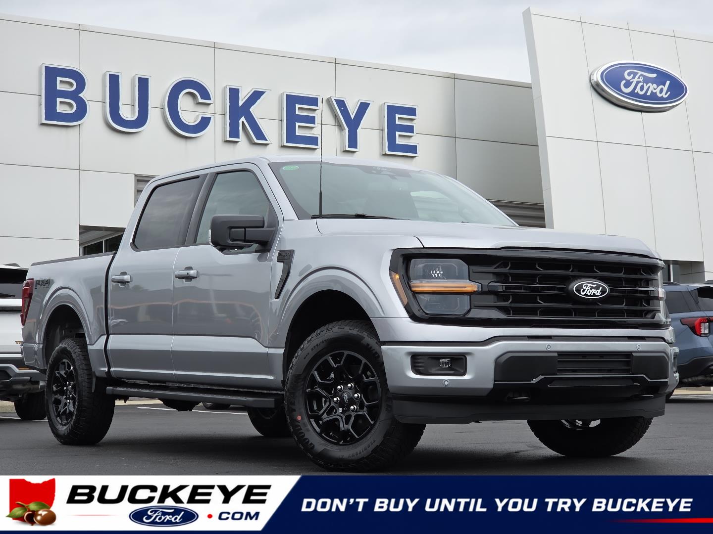 Iconic Silver 2026 Ford F-150 Pickup Truck Four-Wheel Drive Automatic