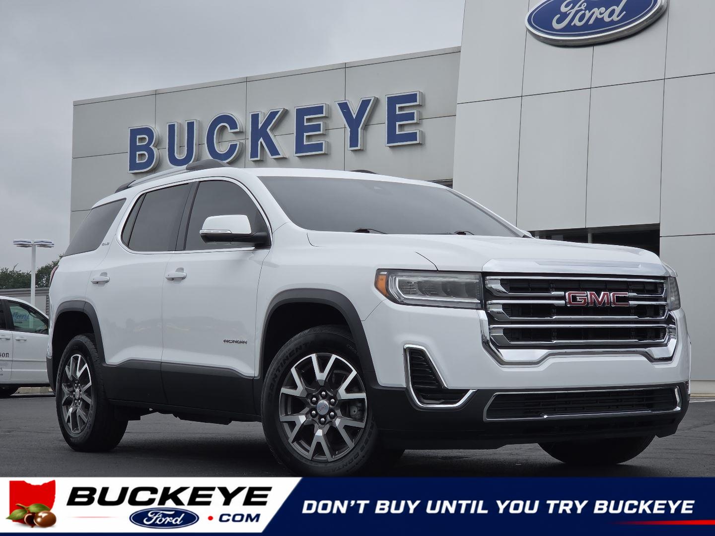 Summit White 2023 GMC Acadia SUV / Crossover Four-Wheel Drive 9-Speed Automatic