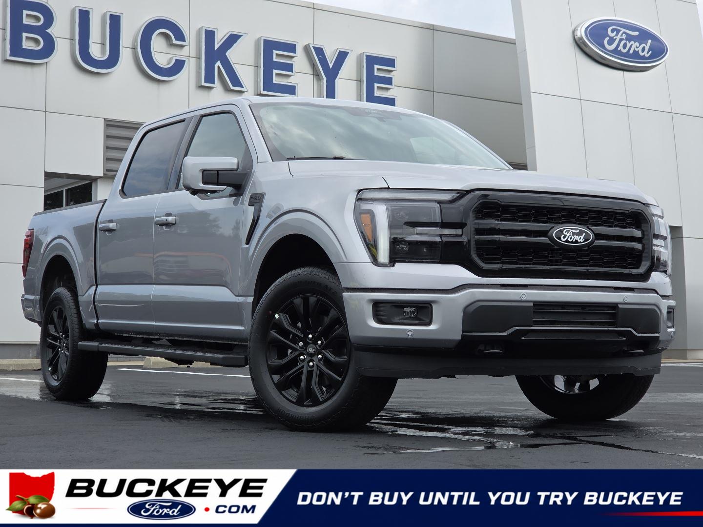 Iconic Silver 2026 Ford F-150 Pickup Truck Four-Wheel Drive Automatic