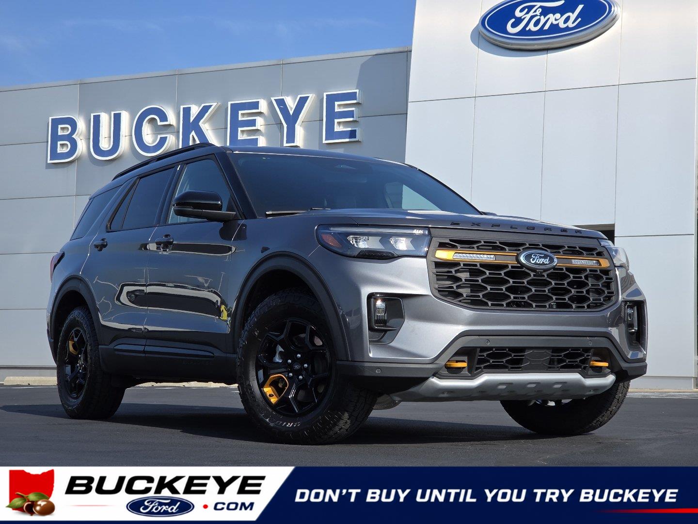 Carbonized Gray 2026 Ford Explorer SUV / Crossover All-Wheel Drive Automatic