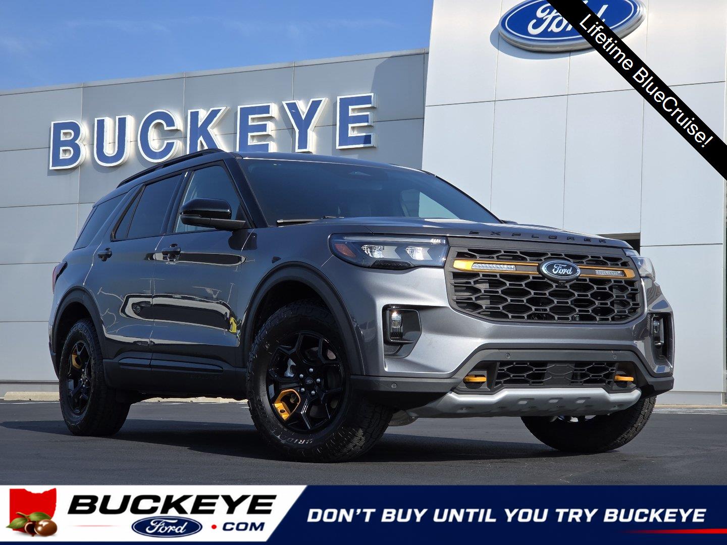 Carbonized Gray 2026 Ford Explorer SUV / Crossover All-Wheel Drive Automatic
