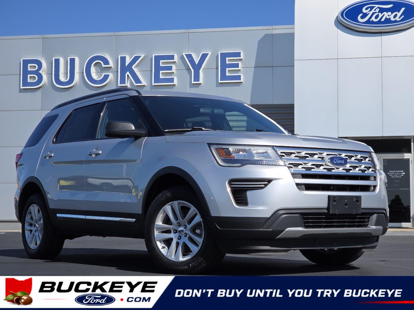 Ingot Silver 2019 Ford Explorer SUV / Crossover All-Wheel Drive 6-Speed Automatic