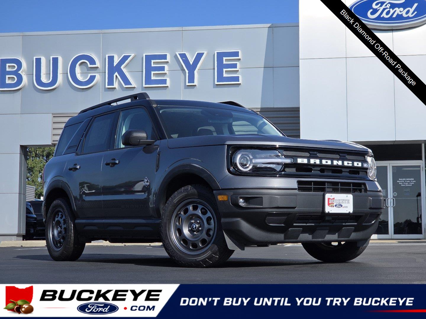 Carbonized Gray 2024 Ford Bronco Sport SUV / Crossover All-Wheel Drive 8-Speed Automatic