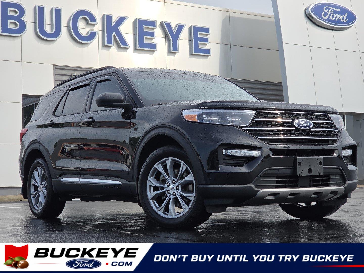 Agate Black 2024 Ford Explorer SUV / Crossover All-Wheel Drive Automatic
