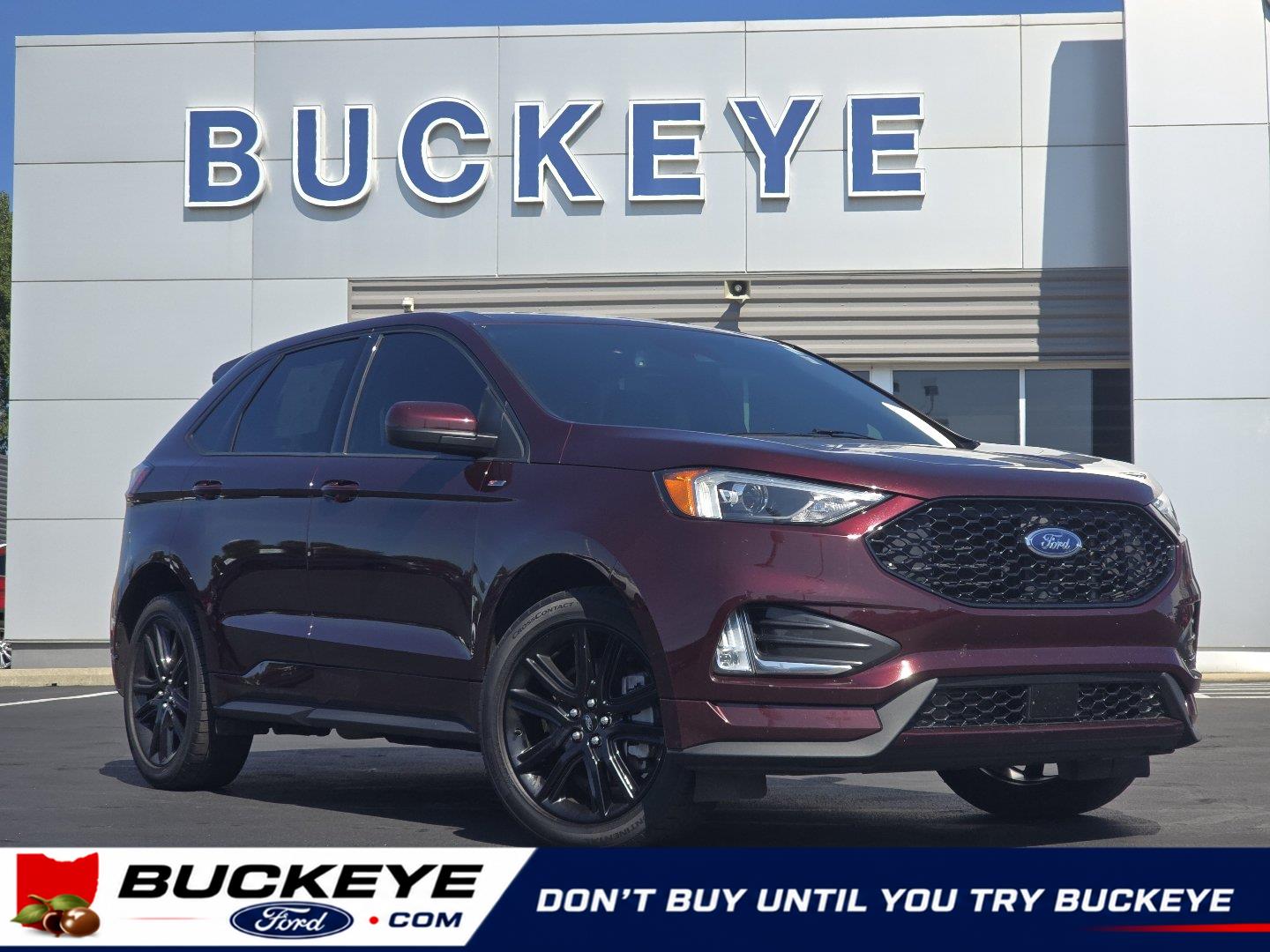 Red (Burgundy Velvet Metallic Tinted Clearcoat) 2024 Ford Edge SUV / Crossover All-Wheel Drive 8-Speed Automatic