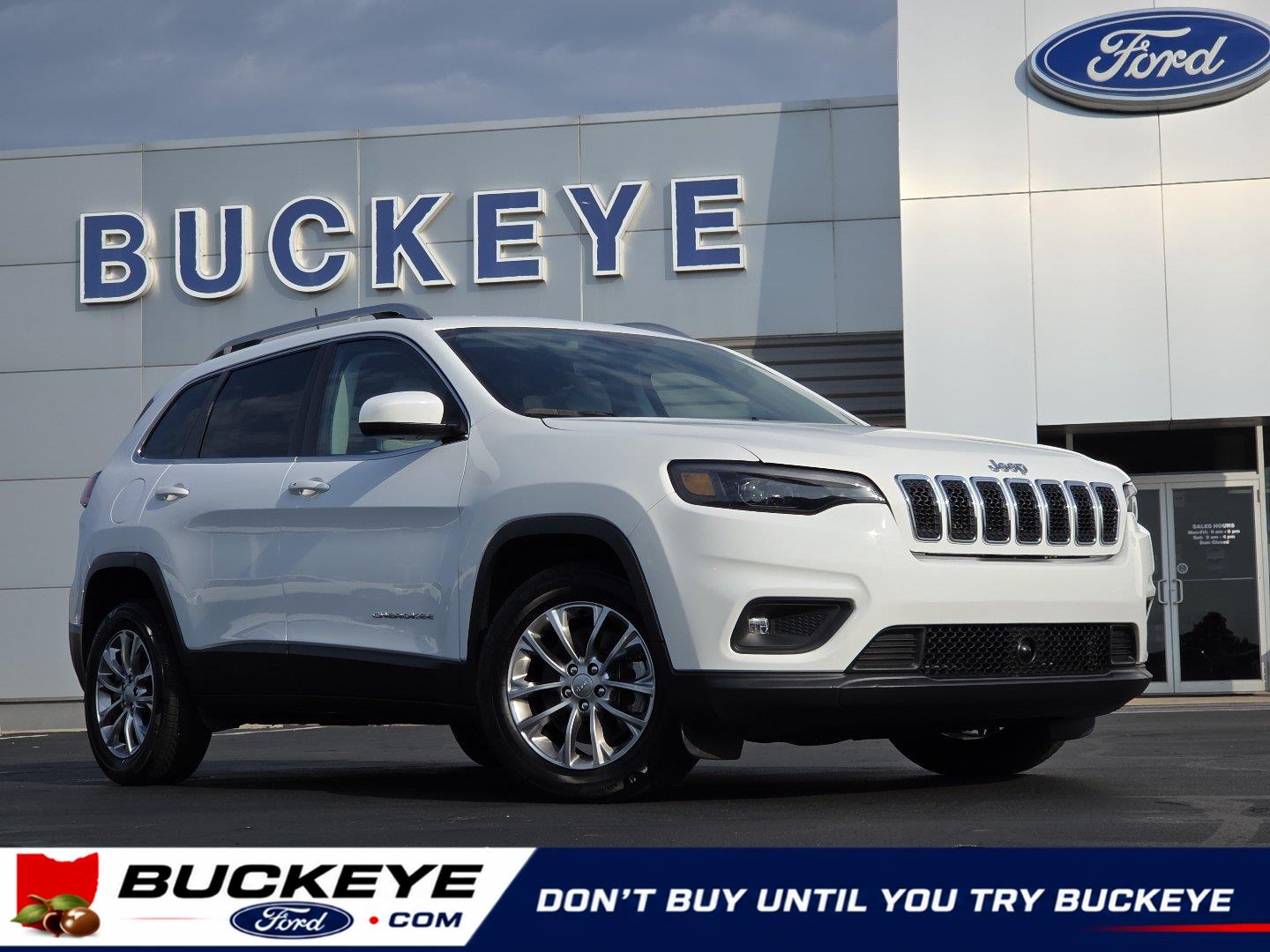 Bright White Clearcoat 2021 Jeep Cherokee SUV / Crossover Front-Wheel Drive 9-Speed Automatic