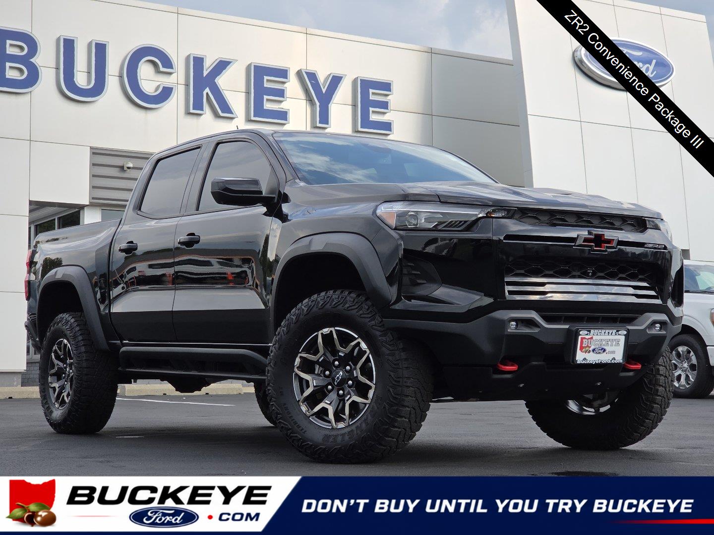 Black 2023 Chevrolet Colorado Pickup Truck Four-Wheel Drive 8-Speed Automatic