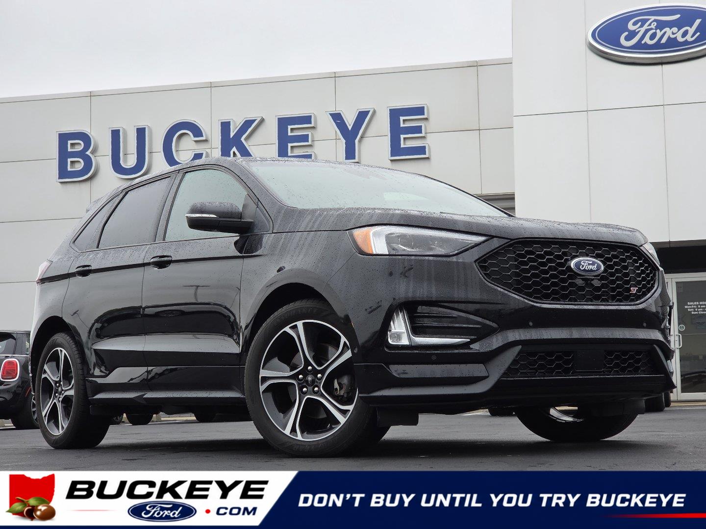 Agate Black 2020 Ford Edge SUV / Crossover All-Wheel Drive 8-Speed Automatic