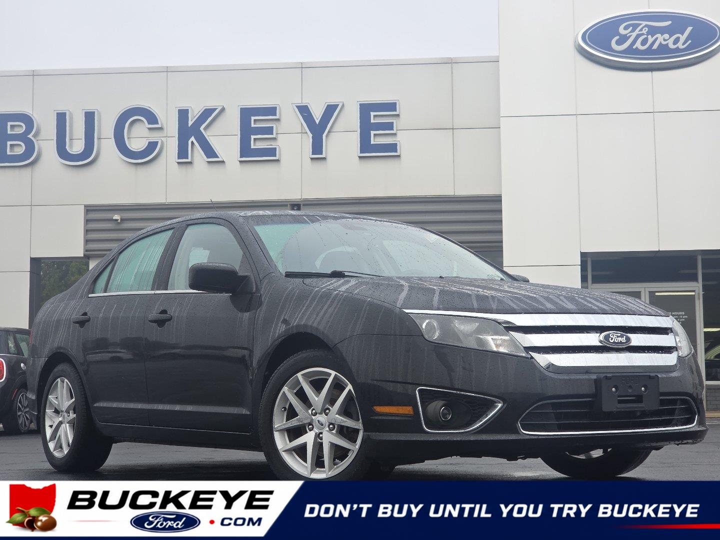 Tuxedo Black Metallic 2012 Ford Fusion Sedan Front-Wheel Drive 6-Speed Automatic
