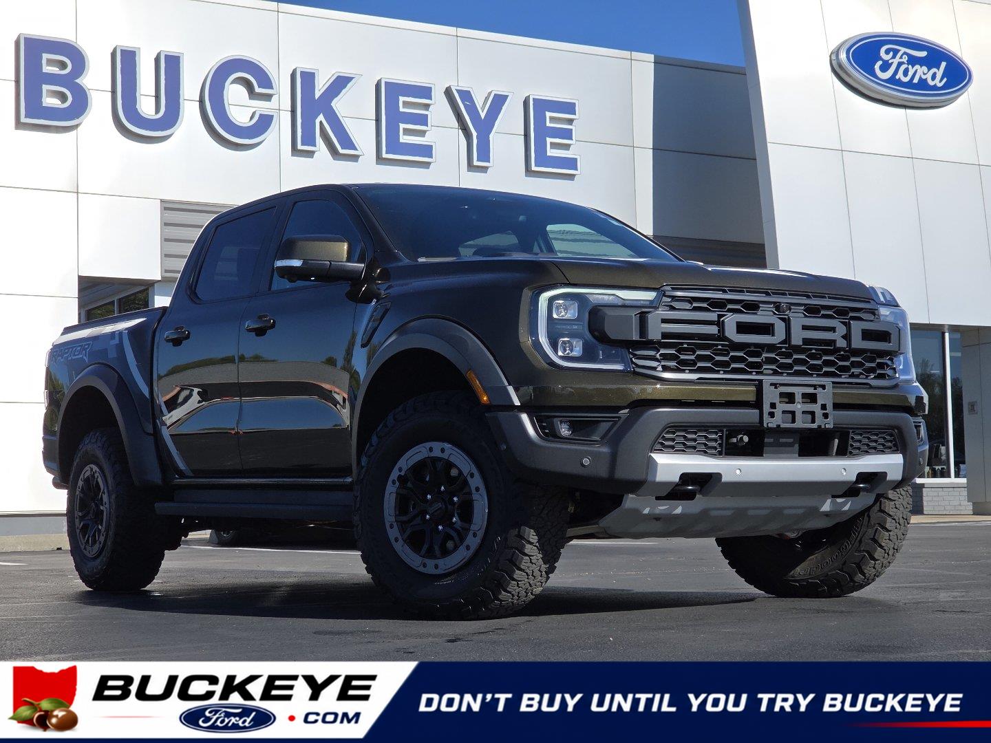 Shelter Green 2024 Ford Ranger Pickup Truck Four-Wheel Drive Automatic