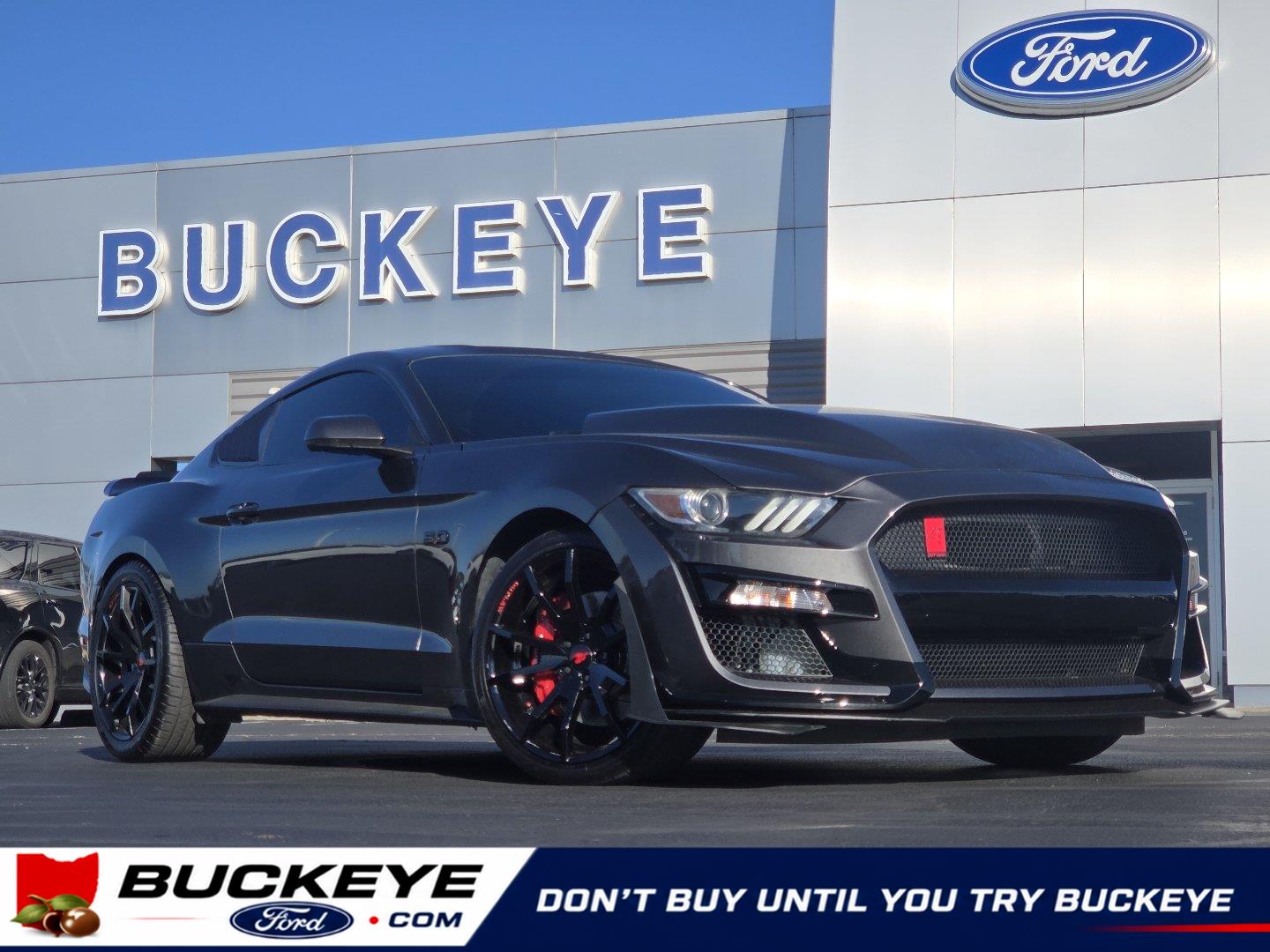 Gray (Magnetic) 2017 Ford Mustang Coupe Rear-Wheel Drive 6-Speed Manual