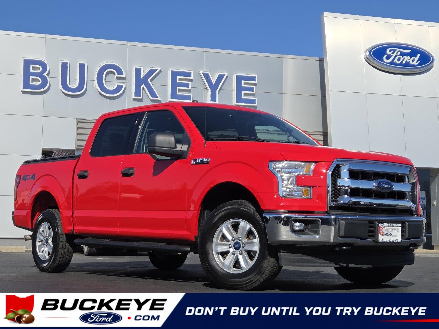Race Red 2017 Ford F-150 Pickup Truck Four-Wheel Drive 6-Speed Automatic