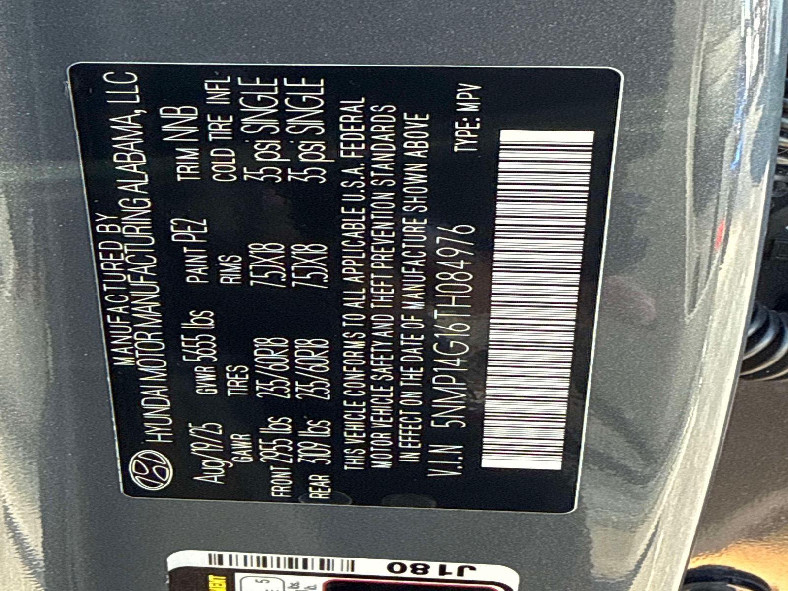 2026 Hyundai Santa Fe Hybrid SE