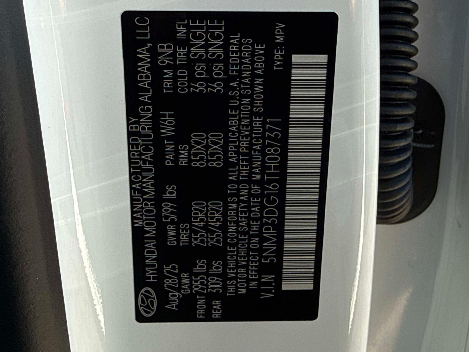 2026 Hyundai Santa Fe Hybrid Limited