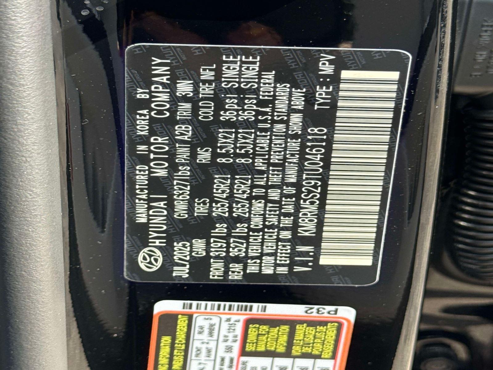 2026 Hyundai Palisade Calligraphy