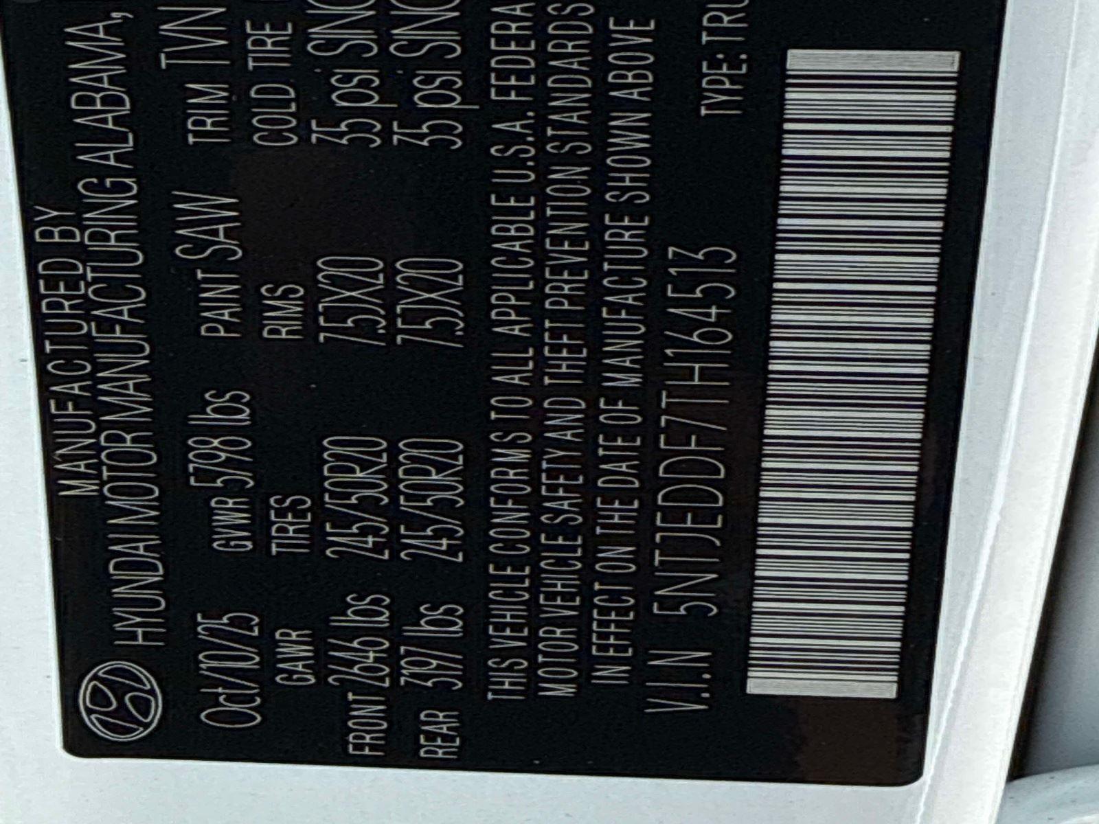 2026 Hyundai Santa Cruz Limited