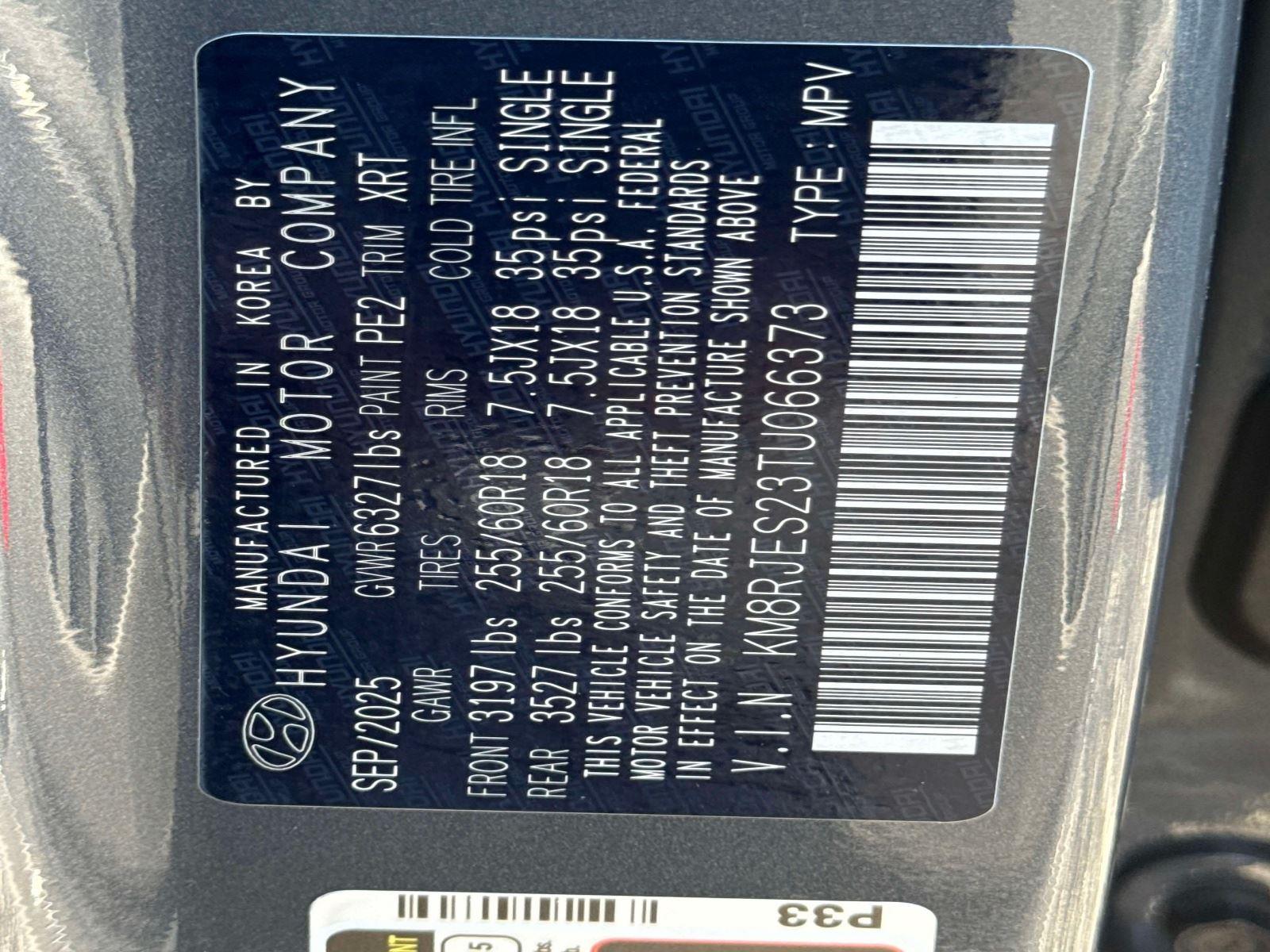 2026 Hyundai Palisade XRT Pro