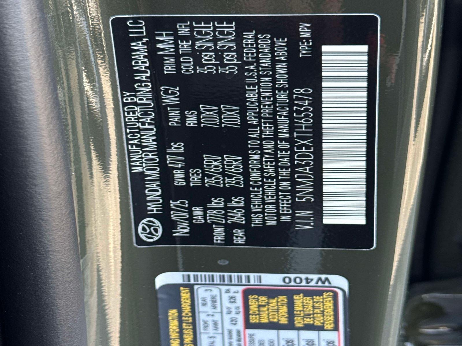 2026 Hyundai Tucson SE