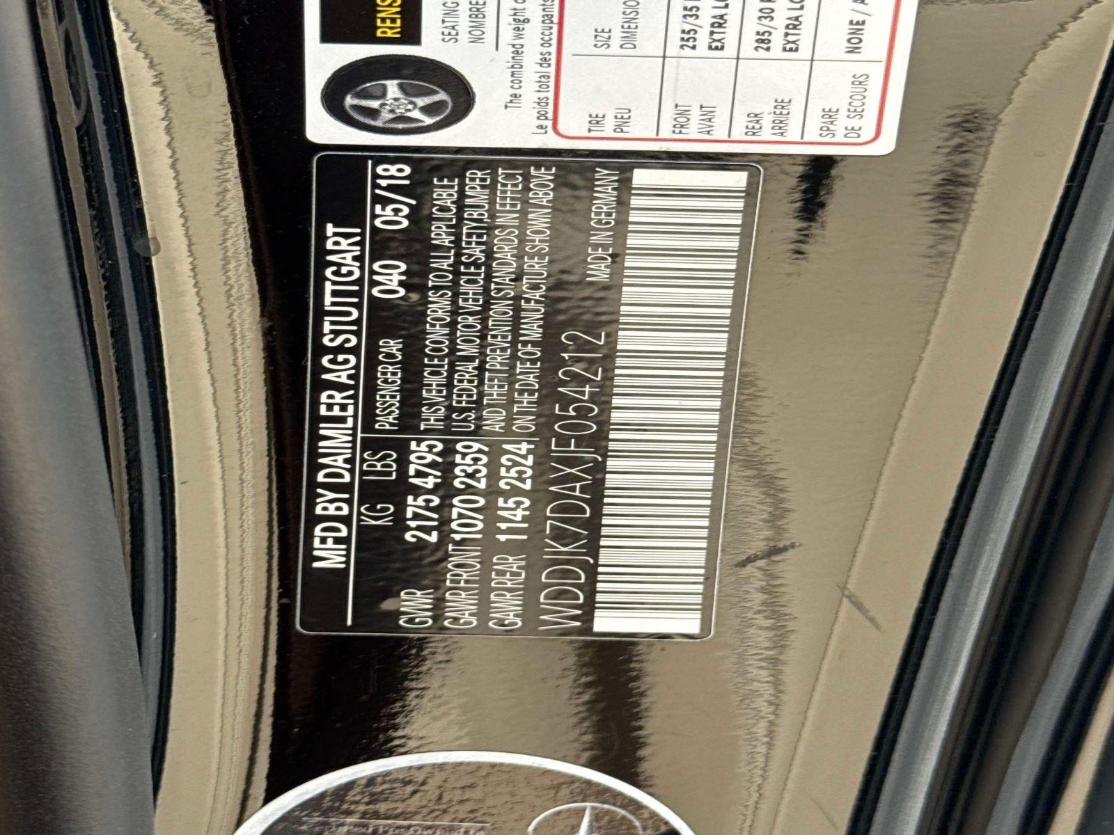 2018 Mercedes-Benz SL SL 550