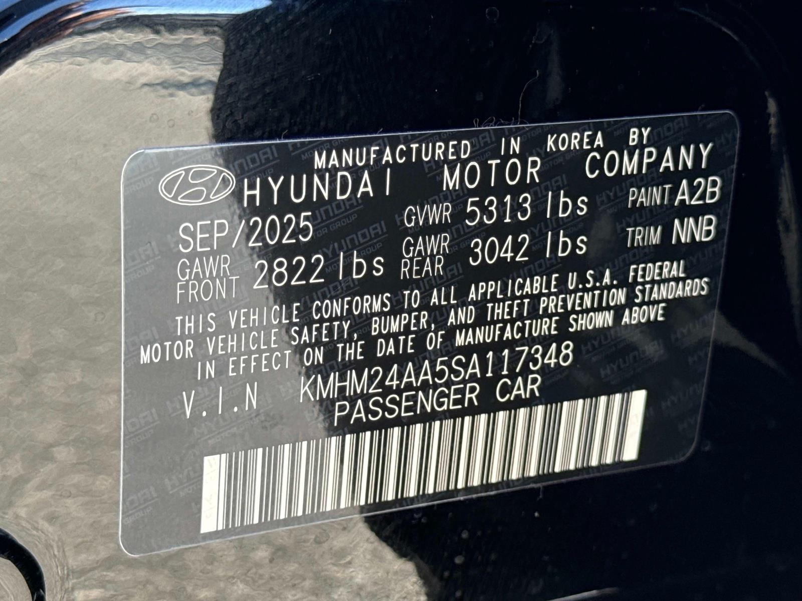 2025 Hyundai IONIQ 6 SE